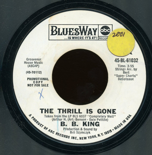 The Thrill Is Gone by B.B. King
